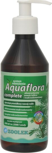 Zoolek Zoolek Aquaflora Complete 250 Ml Gjødsel Mikro Makro