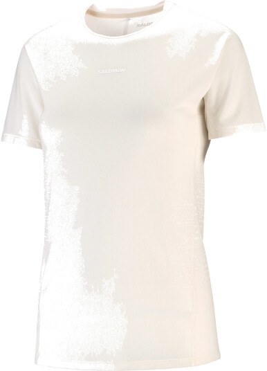 Salomon Sense Aero Ss Tee Gfx W Whisper White/raind Day/bright Whit L