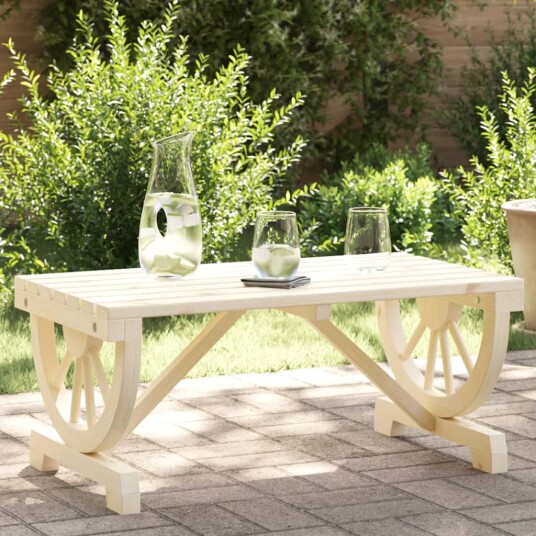  Salongbord for hage 90x50x40 cm heltre gran 365107
