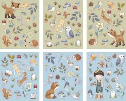 Little Dutch Sticker Set Forest Friends