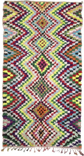 Marokkansk Boucherouite teppe 315 x 170 cm Marokkansk Boucherouite teppe 315 x 170 cm