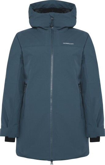 Didriksons Marget Parka Dame Vinterjakke Sleepy Blue Størrelse 38