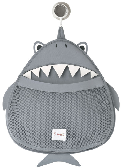 3 Sprouts Bath Storage Gray Shark 3 Sprouts Bath Storage Gray Shark