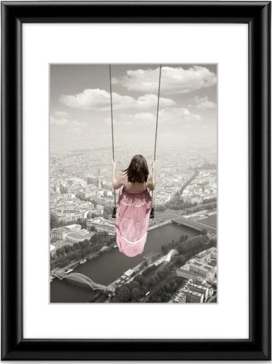 Hama Swing Enkel Bilderamme Polystyren Ps Sort Bord Vegg 13 X 18 Cm Rektangulær