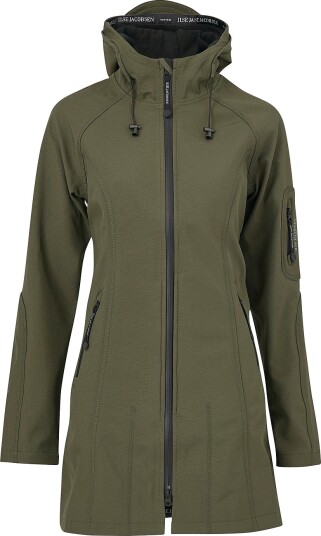 Ilse Jacobsen Softshell Regnfrakk Rain37 Grønn Ilse Jacobsen Softshell Regnfrakk Rain37 Grønn