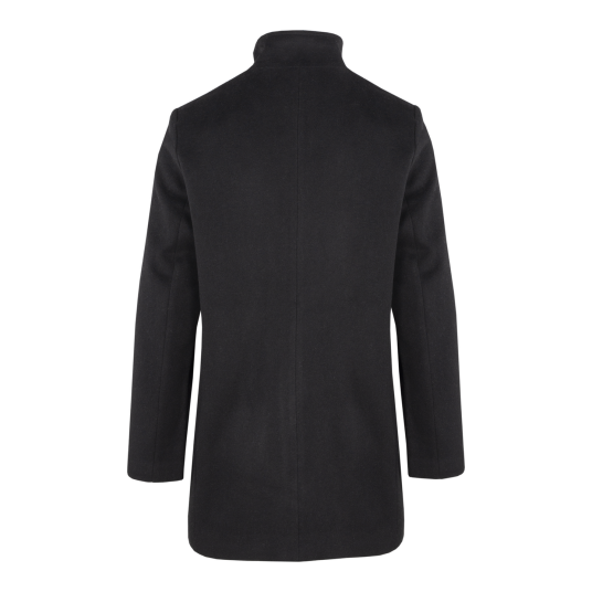 Adriano Coat Black S Classic Wool Coat