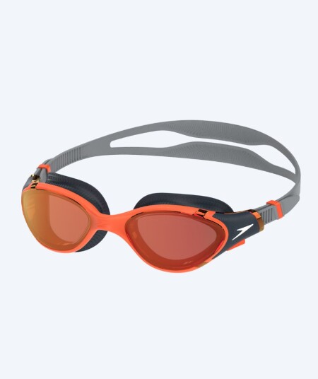 Speedo motions svømmebriller - Biofuse 2.0 Mirror - Svart/orange Speedo motions svømmebriller - Biofuse 2.0 Mirror - Svart/orange