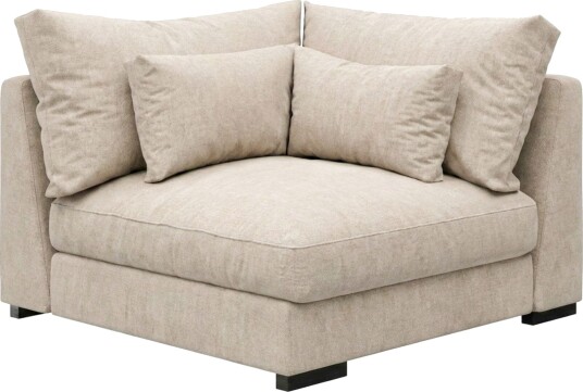 Dubai hjørnemodul i Chenille ekstra dyp Beige Dubai hjørnemodul i Chenille ekstra dyp Beige