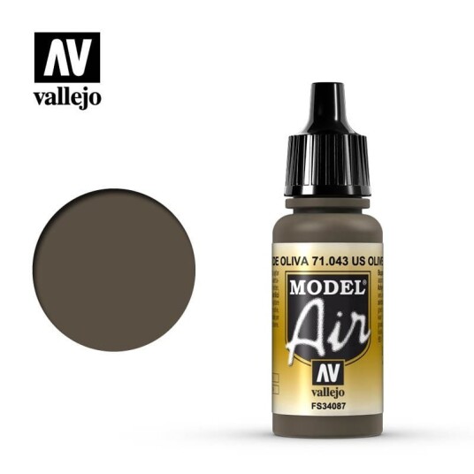 Vallejo Model Air US Olive Drab 17ml (71.043)