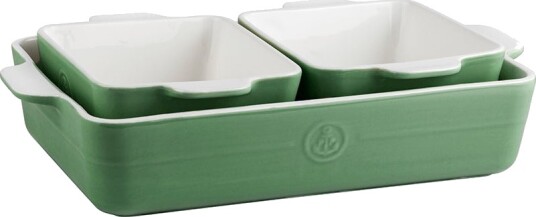 Porsgrunds Porselænsfabrik Ildfast Sett 3PK Grønn Porsgrunds Porselænsfabrik Ildfast Sett 3PK Grønn