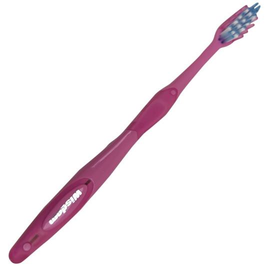 Wisdom Cool Clean Barnetannbørste Fra 8 år PINK