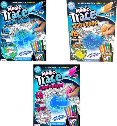 WeCool Magic Trace Light To Draw Fargeleggingssett Blandet WeCool Magic Trace Light To Draw Fargeleggingssett Blandet