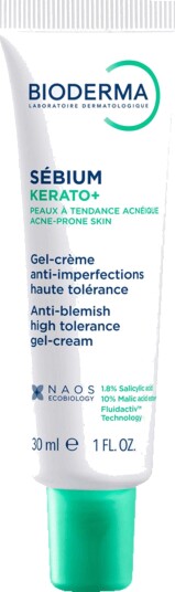 Bioderma Sébium Kerato+ Gel-Cream 30 ml - Anti-Akne Behandling for Kombinert og Fet Hud