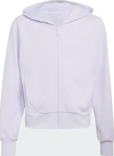 adidas adidas Girls Full Zip Hoodie Track Top størrelse 128 cm