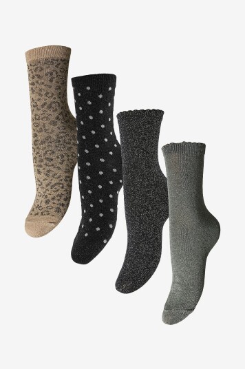 pieceSokker PCsebby Glitter Long 4 pack   Grønn