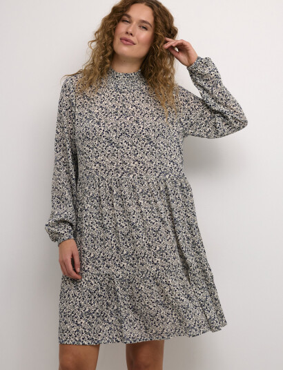 Kaffe Kasally Amber Dress Ls - Grey - 40 Kaffe Kasally Amber Dress Ls - Grey - 40
