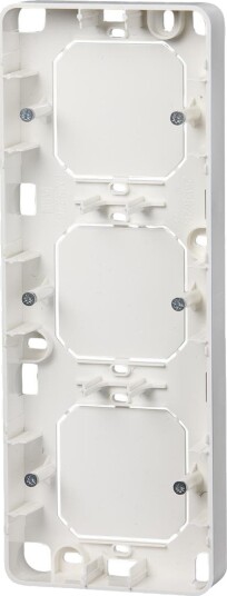 ABB Forhøyningsramme Utenpåliggende, IP20 3 Rom, Strømbrytere & Vegguttak