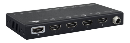 Vivolink - Video/Lyd-Splitter - 4 X Hdmi - Stasjonær Vivolink - Video/Lyd-Splitter - 4 X Hdmi - Stasjonær