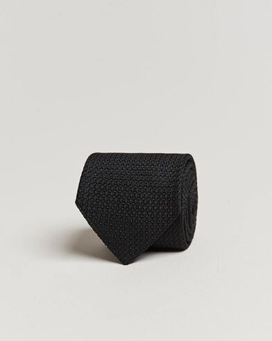 Amanda Christensen Silk Grenadine 8 cm Tie Black