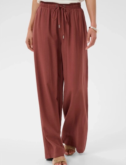 Kaffe Kaemily Wide Pants Brown 38 Kaffe Kaemily Wide Pants Brown 38