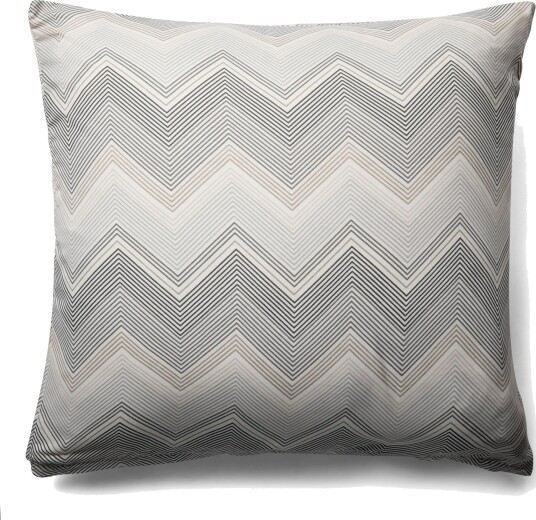 In Style Putetrekk 60x63 cm   Mikrofiber   Grått zig zag mønster
