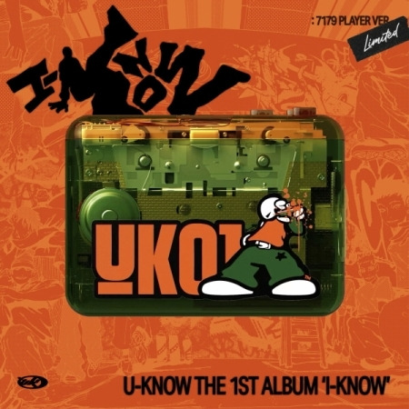 UKnow Yunho (TVXQ) IKnow 7179 Player Version Limited Cassette Player, Cassette Tape, Wired Headphones, CType Cable, Booklet, Tape Custom Sticker, QR Card + 2 Pho Kassett