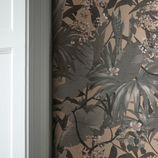 DESERT LODGE BOTANICAL VINYLTAPET BEIGE/GRÅ