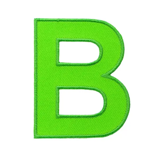 Bokstaver B NSF Bokstav B Grønn