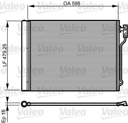 Kondensator VALEO 814192 Kondensator VALEO 814192