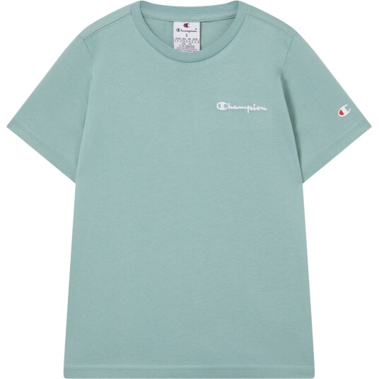 Champion Embroidered Small Logo T-skjorte Barn Turkis 138 - 142