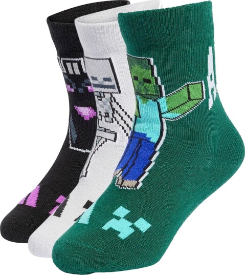 Adidas Sportswear Lk Minecraft 3P   Green   22 24