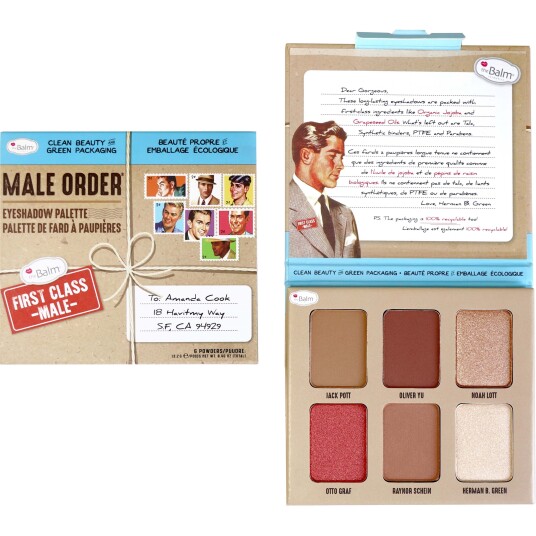 The Balm Male Order First Class Eyeshadow Palette 13,2 g Øyenskygge