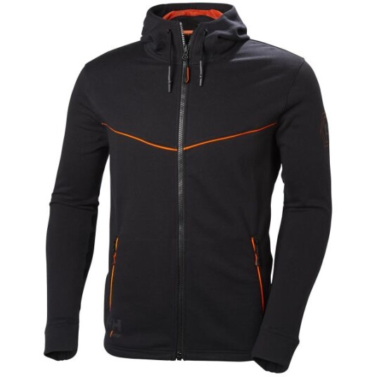 Helly Hansen Workwear Chelsea Evolution 79197-990 Hettegenser svart/oransje Svart/Oransje, Klær
