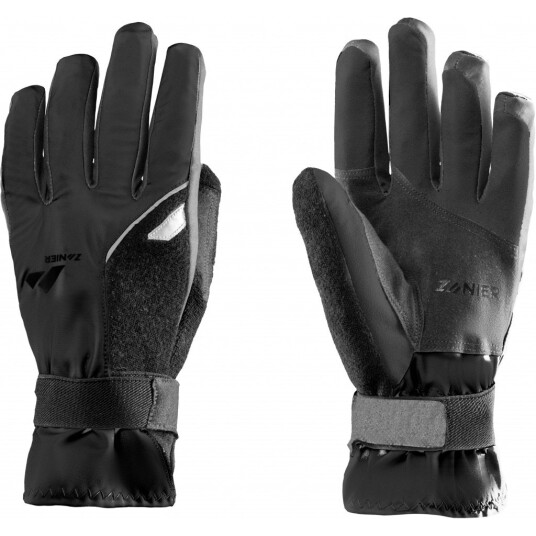 Zanier Loipe hansker, Unisex Black 8,5