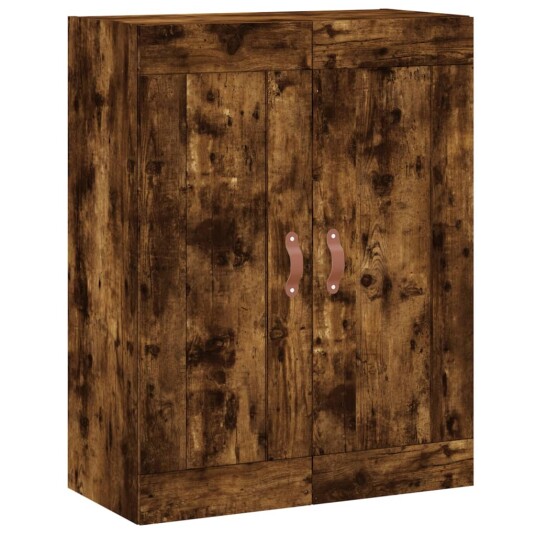 vidaXL Highboard røkt eik 69,5x34x180 cm konstruert tre 8720845492120