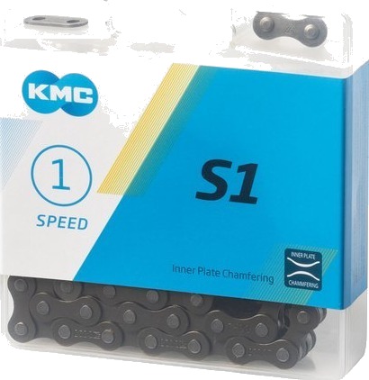 KMC S1 Kjede innvendig Gir m/ SNAP ON link KMC S1 Kjede innvendig Gir m/ SNAP ON link