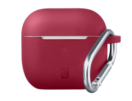 Airpods 3 Ladedeksel Cellular Line Bounce, Rød Airpods 3 Ladedeksel Cellular Line Bounce, Rød
