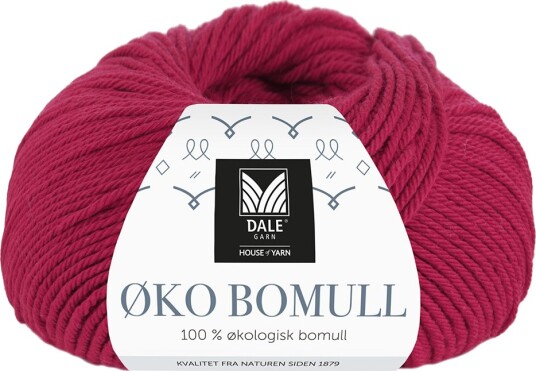 Økologisk Bomull - 323 Rød Rød
