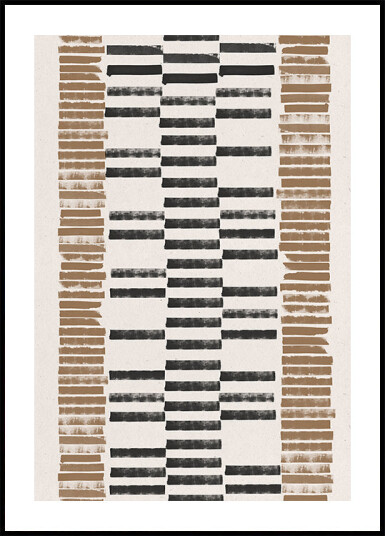 Striped Harmony Plakat Plakat / 21x30cm Striped Harmony Plakat Plakat / 21x30cm