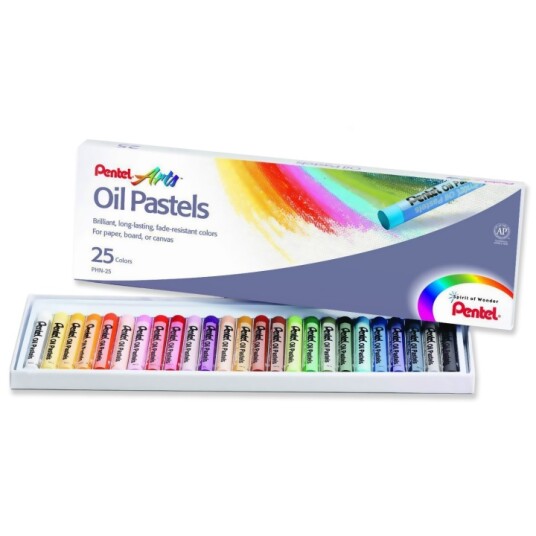 Pentel Oljepastell 25-set