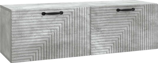 Vegghengt TV skap Betonggrå 98 x 31 x 30 cm Konstruert tre Vegghengt TV skap Betonggrå 98 x 31 x 30 cm Konstruert tre