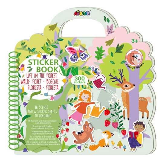 Avenir Klistremerkebok Dress-Up Fun 58STB230006 Avenir Klistremerkebok Dress-Up Fun 58STB230006