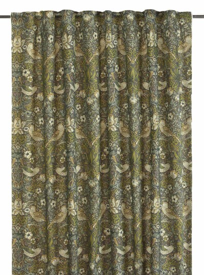 Svanefors Vilja gardin 2-pack Grønn 130 x 250 cm