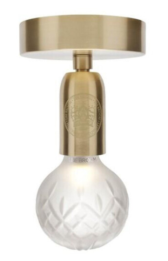 Lee Broom Krystallpære Taklampe Matt/Messing Lee Broom Krystallpære Taklampe Matt/Messing