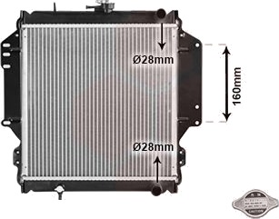VAN WEZEL 52002003 Radiator motorkjøling VAN WEZEL 52002003 Radiator motorkjøling