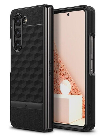 Caseology Samsung Galaxy Z Fold 5 Deksel Parallax Matte Black