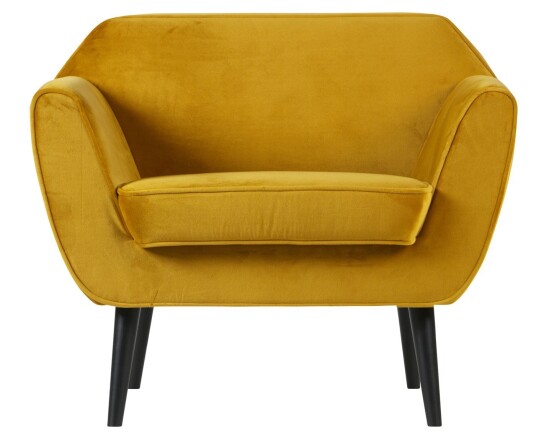 Woood - Rocco Lenestol m/velur Okker Unoliving 1610454-02-0 1610456-02-0