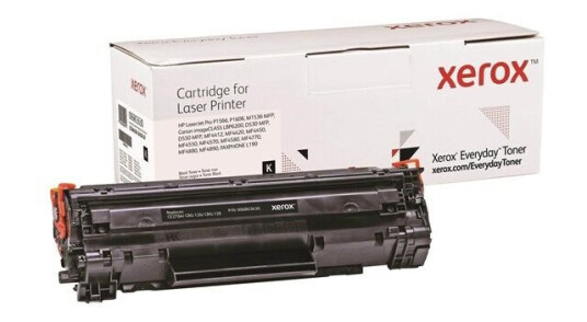 Xerox 006R03630 / Alternative to HP 78A / CE278A Canon CRG-126 / Canon CRG-128 Black Toner - Laser toner Svart