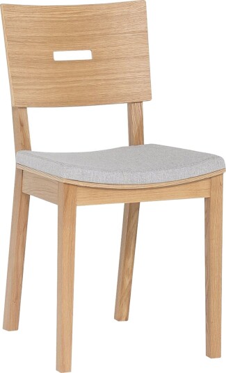SIMPLE Stol Tre / Natur / Grå - VOX