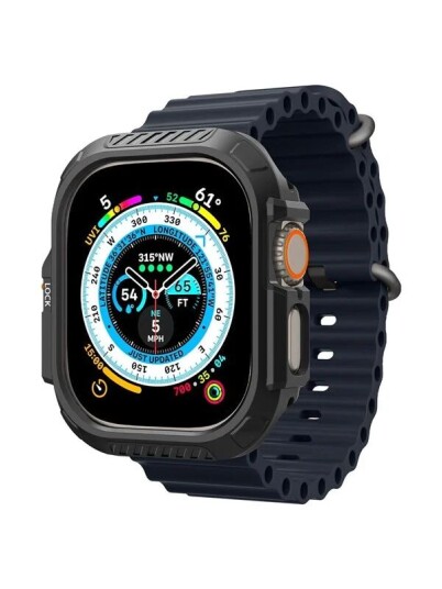 Spigen Lock Fit black Apple Watch Ultra 2/Ultra 49mm
